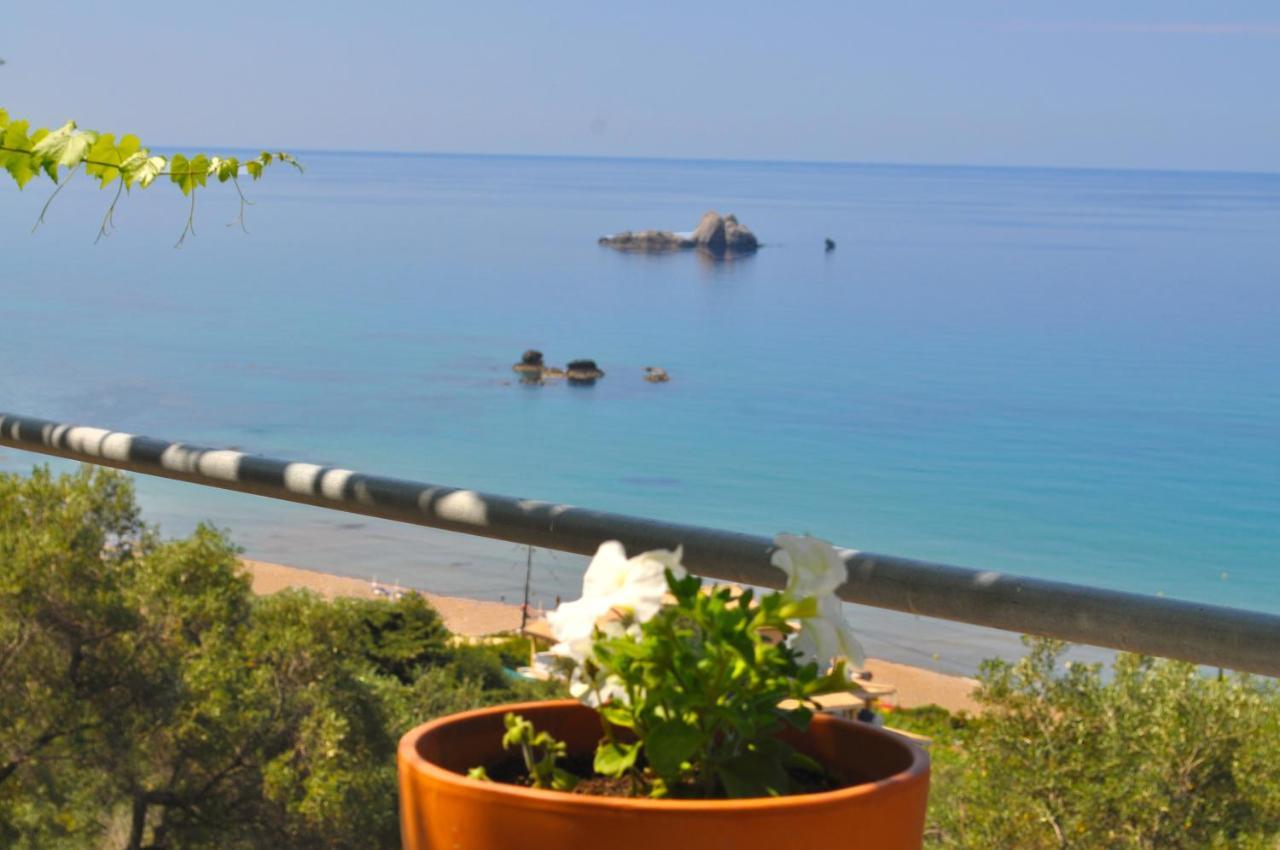 Luxury Loft Apartment With Pool - Pelekas Beach, Corfu エクステリア 写真