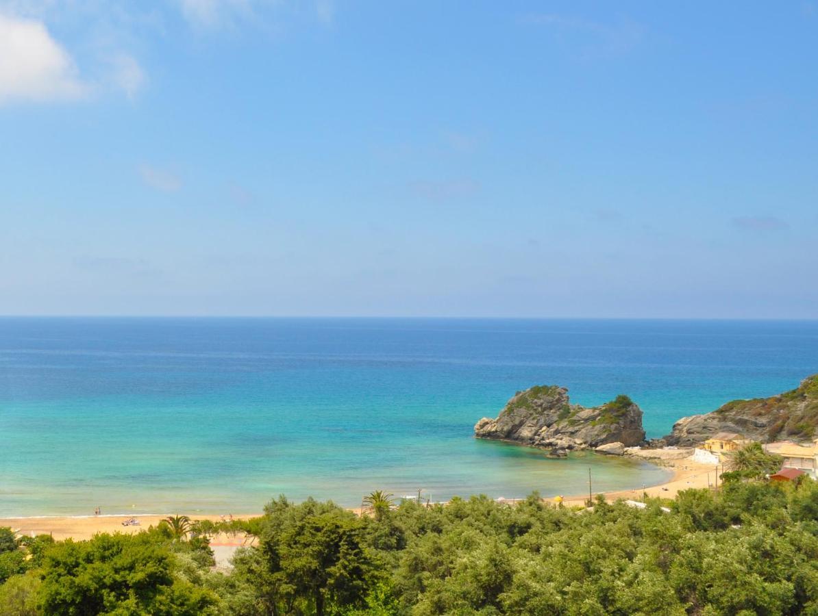 Luxury Loft Apartment With Pool - Pelekas Beach, Corfu エクステリア 写真