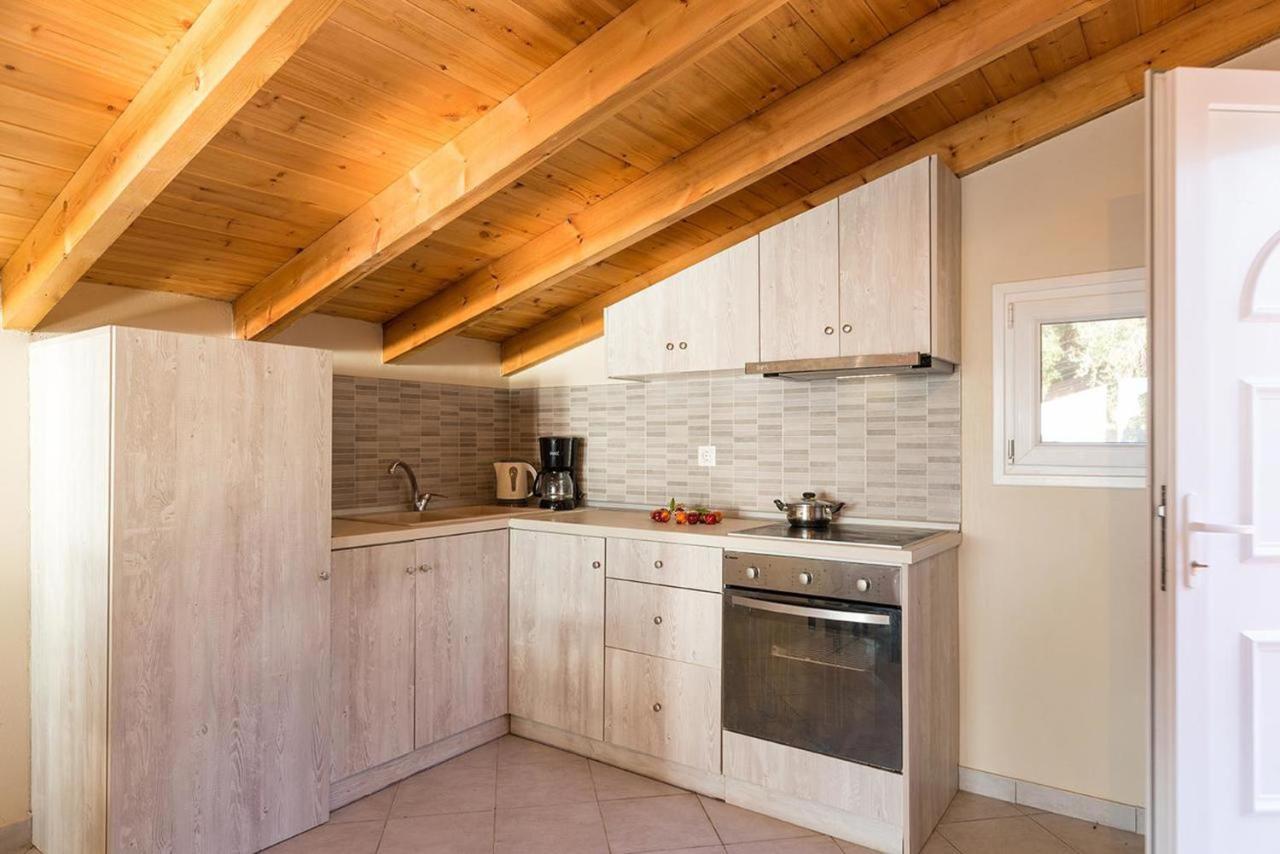 Luxury Loft Apartment With Pool - Pelekas Beach, Corfu エクステリア 写真