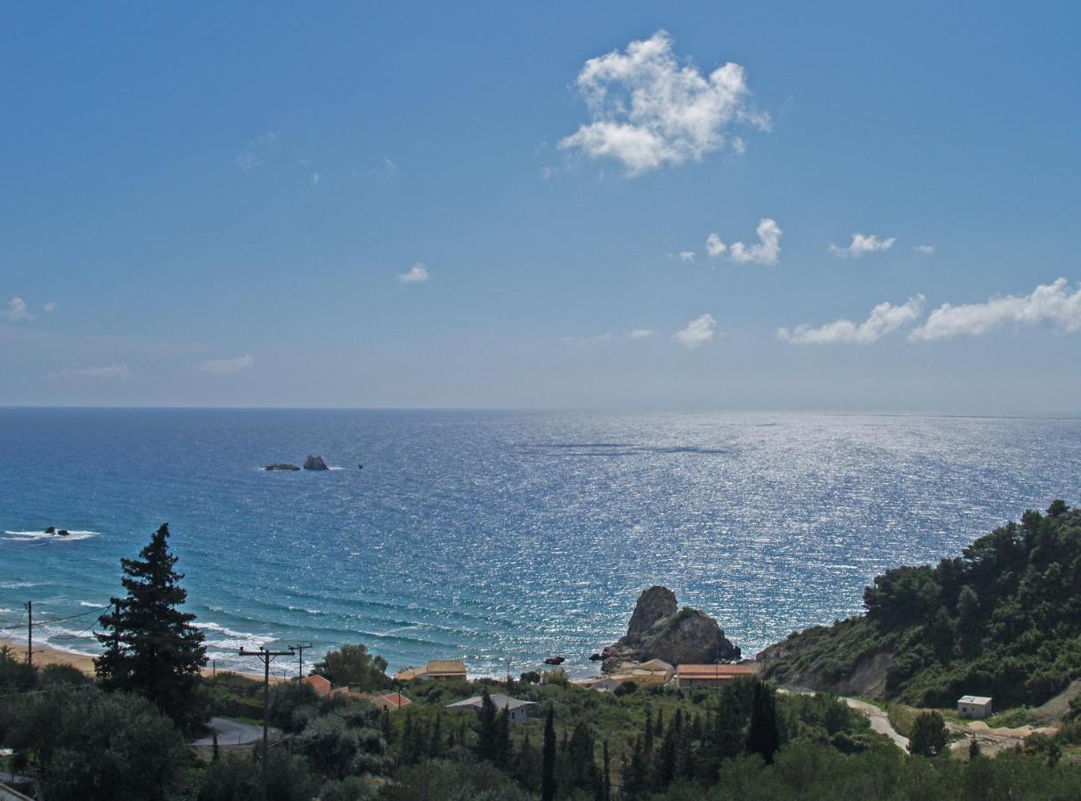 Luxury Loft Apartment With Pool - Pelekas Beach, Corfu エクステリア 写真